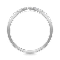 Thumbnail for Diamond 1/6 Ct.Tw. Chevron Band in 14K White Gold