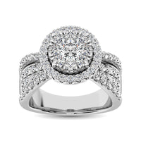 Thumbnail for Diamond 1 Ct.Tw. Engagement Ring in 14K White Gold