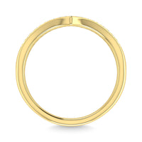 Thumbnail for Diamond 1/6 Ct.Tw. Chevron Band in 14K Yellow Gold