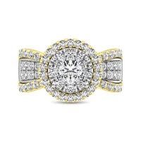 Thumbnail for Diamond 1 Ct.Tw. Engagement Ring in 14K Two Tone Gold