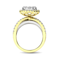 Thumbnail for Diamond 1 Ct.Tw. Engagement Ring in 14K Two Tone Gold