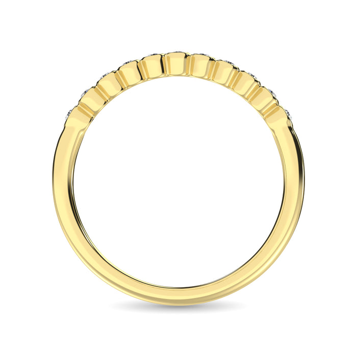 Diamond 1/20 Ct.Tw. Stackable Band in 10K Yellow Gold