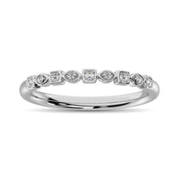 Thumbnail for Diamond 1/20 Ct.Tw. Stack Band in 10K White Gold