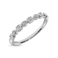 Thumbnail for Diamond 1/20 Ct.Tw. Stack Band in 10K White Gold