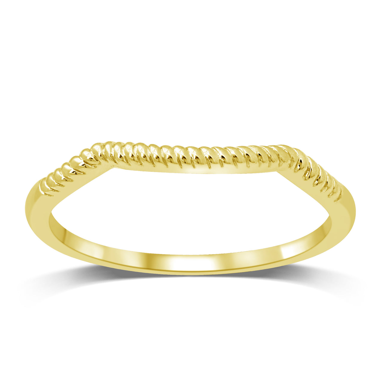 14K Yellow Gold Plain Band