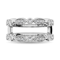 Thumbnail for Diamond 3/8.Tw. Guard Ring in 14K White Gold