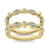 Thumbnail for Diamond 3/8.Tw. Guard Ring in 14K Yellow Gold