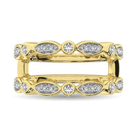 Thumbnail for Diamond 3/8.Tw. Guard Ring in 14K Yellow Gold
