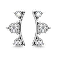 Thumbnail for Diamond 1/10 Ct.Tw. Fashion Earrings in 10K White Gold