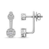 Thumbnail for Diamond 1/2.Tw. Fashion Earrings in 10K White Gold