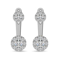 Thumbnail for Diamond 1/2.Tw. Fashion Earrings in 10K White Gold