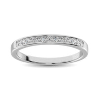 Thumbnail for Diamond 1/5 Ct.Tw. Channel Set Machin Band in 14K White Gold