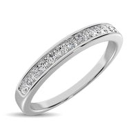 Thumbnail for Diamond 1/5 Ct.Tw. Channel Set Machin Band in 14K White Gold