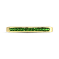 Thumbnail for 14K Yellow Gold 1/5 Ctw Tsavorite Machine Band