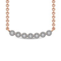 Thumbnail for Diamond 1/10 Ct.Tw. Fashion Necklace in 10K White Gold