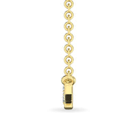 Thumbnail for Diamond 1/10 Ct.Tw. and Tsaverite Necklace in 10K Yellow Gold