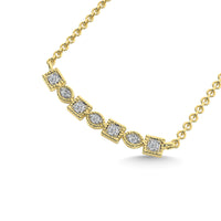 Thumbnail for Diamond 1/10 Ct.Tw. Fashion Necklace in 10K Yellow Gold