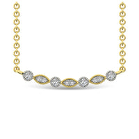 Thumbnail for Diamond 1/10 Ct.Tw. Fashion Necklace in 10K Yellow Gold