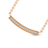 Thumbnail for Diamond 1/10 Ct.Tw. Fashion Necklace in 10K Rose Gold