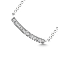 Thumbnail for Diamond 1/10 Ct.Tw. Fashion Necklace in 10K White Gold