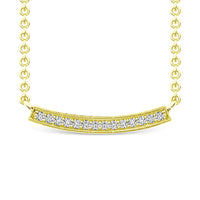 Thumbnail for Diamond 1/10 Ct.Tw. Fashion Necklace in 10K Yellow Gold