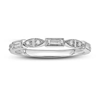 Thumbnail for 14K White Gold 1/10 Ctw Diamond Stackable Ring