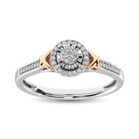 Thumbnail for Diamond 1/8 Ct.Tw. Promise Ring in 10K White Gold