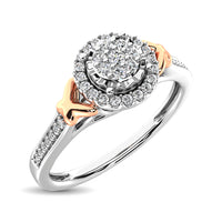 Thumbnail for Diamond 1/8 Ct.Tw. Promise Ring in 10K White Gold