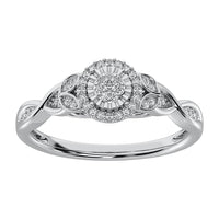 Thumbnail for 10K White Gold 1/6 Ct.Tw. Diamond Promise Ring
