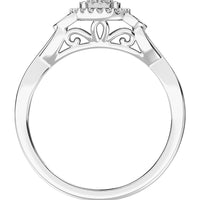 Thumbnail for 10K White Gold 1/6 Ct.Tw. Diamond Promise Ring