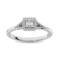 Thumbnail for Diamond 1/8 Ct.Tw. Promise Ring in 10K White Gold
