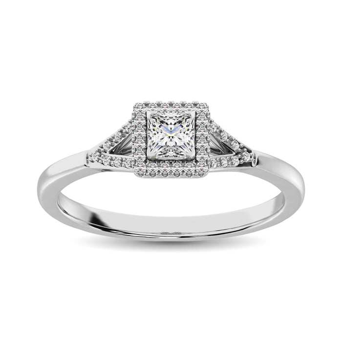 Diamond 1/8 Ct.Tw. Promise Ring in 10K White Gold