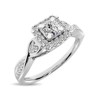 Thumbnail for Diamond 1/8 Ct.Tw. Promise Ring in 10K White Gold