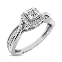 Thumbnail for Diamond 1/6 Ct.Tw. Promise Ring in 10K White Gold