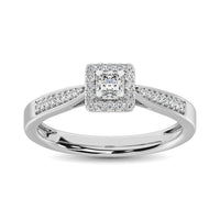 Thumbnail for Diamond 1/6 Ct.Tw. Promise Ring in 10K White Gold