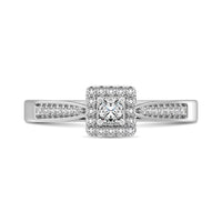 Thumbnail for Diamond 1/6 Ct.Tw. Promise Ring in 10K White Gold