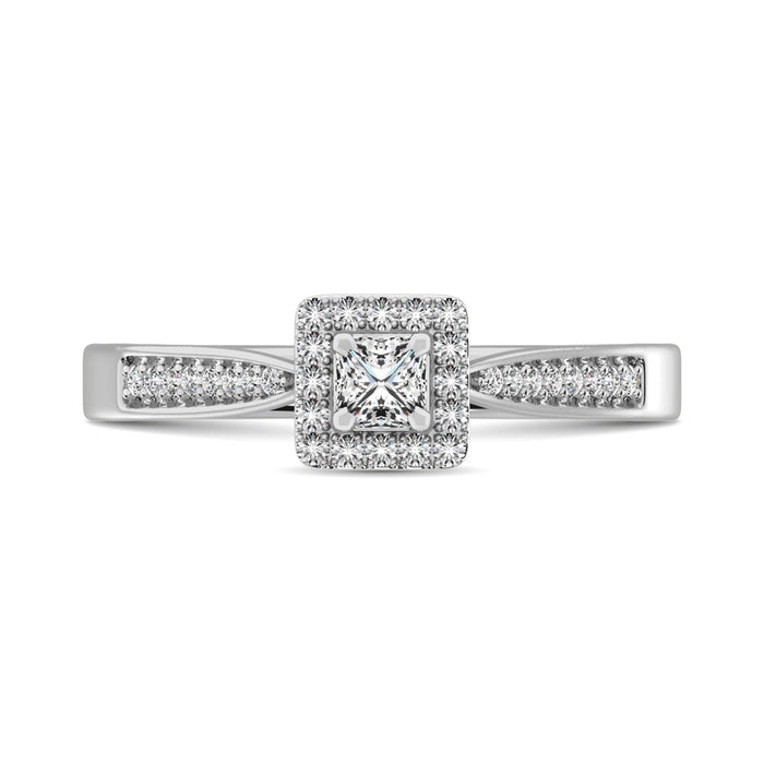 Diamond 1/6 Ct.Tw. Promise Ring in 10K White Gold