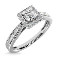 Thumbnail for Diamond 1/6 Ct.Tw. Promise Ring in 10K White Gold