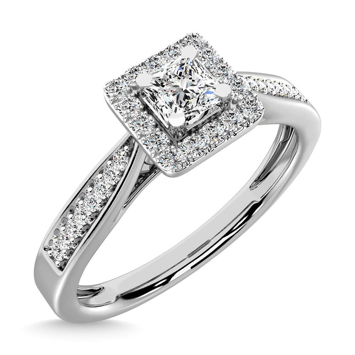 Diamond 1/6 Ct.Tw. Promise Ring in 10K White Gold