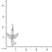 Thumbnail for Diamond 1/50 Ct.Tw. Fairy Pendant in Sterling Silver