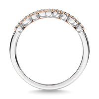 Thumbnail for Diamond 1/5 Ct.Tw. Stackable Band in 10K Two Tone Gold