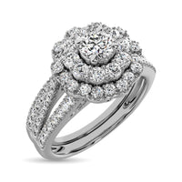 Thumbnail for Diamond 1 Ct.Tw. Bridal Ring in 10K White Gold