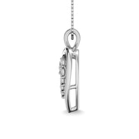 Thumbnail for Sterling Silver Diamond Accent Heart Pendant