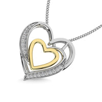 Thumbnail for Diamond 1/20 Ct.Tw. Heart Pendant in 925 Silver