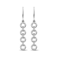 Thumbnail for Sterling Silver 1/20 Ctw Drop Earrings