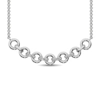 Thumbnail for Sterling Silver Diamond Accent Fashion Necklace