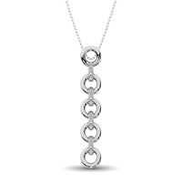 Thumbnail for Sterling Silver Diamond Accent Fashion Pendant