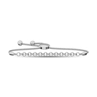 Thumbnail for Diamond Bolo Bracelet 1/20 ct tw in Sterling Silver