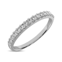 Thumbnail for 14K White Gold Diamond 1/5 Ct.Tw. 9 Stone Anniversary Band