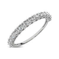 Thumbnail for 14K White Gold Diamond 1/4 Ct.Tw. 9 Stone Anniversary Band